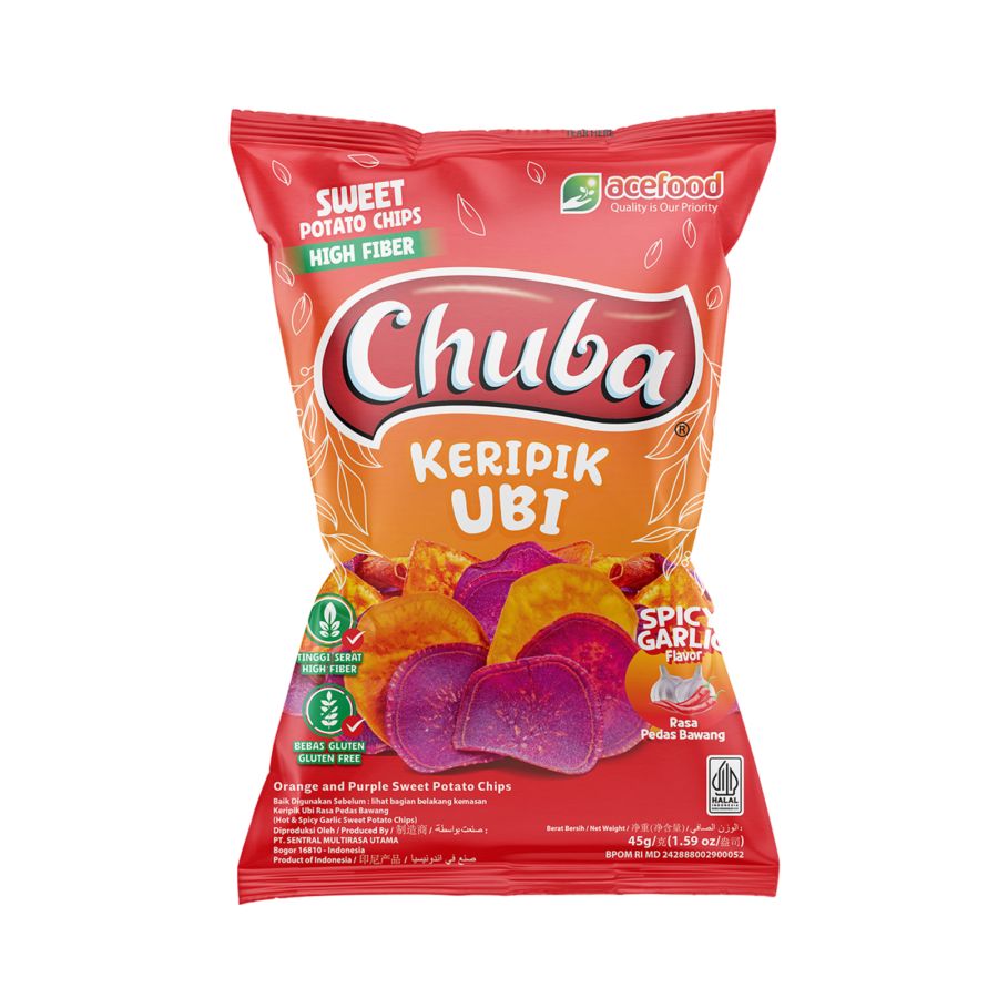 CHUBA Sweet Potato Chips Spicy Garlic