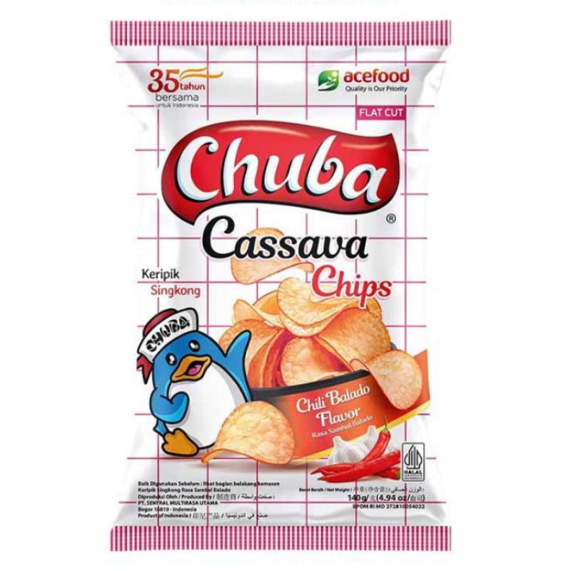Chuba Cassava Chips Chili Balado