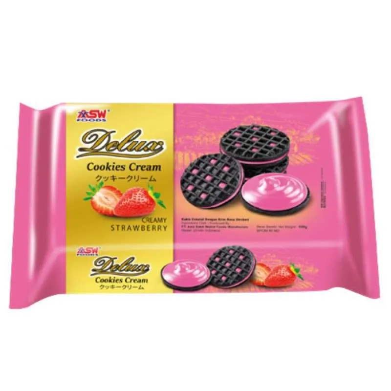 Delux Cookies Cream Strawberry 