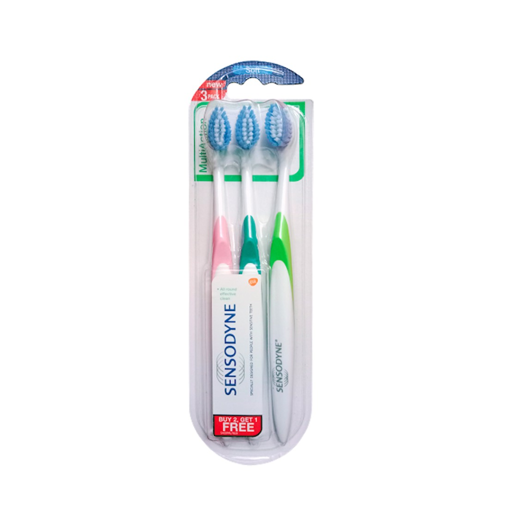 Sensodyne Toothbrush Multi Action 3s