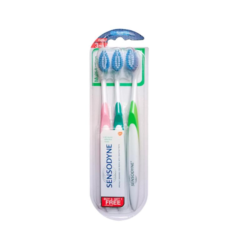 Sensodyne Toothbrush Multi Action 3s